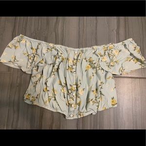 Floral crop top